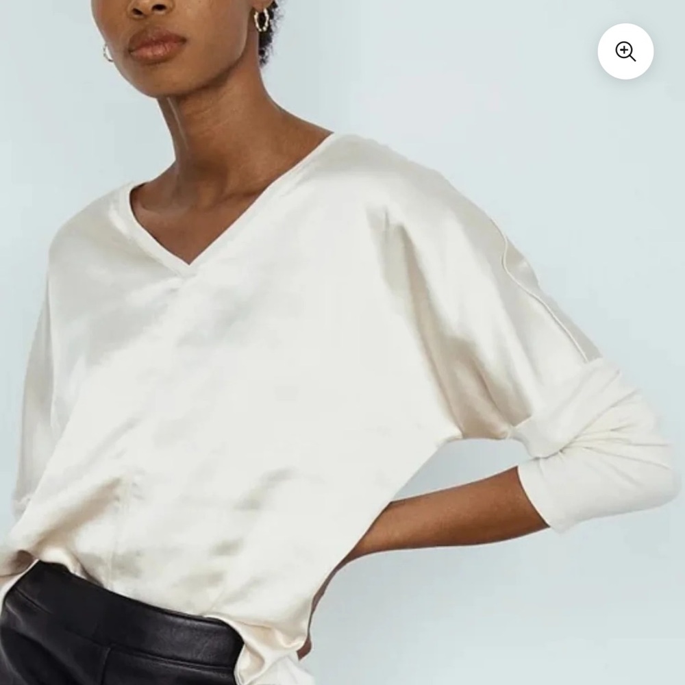 Melissa Nepton Cindy top in pearl NWOT size M